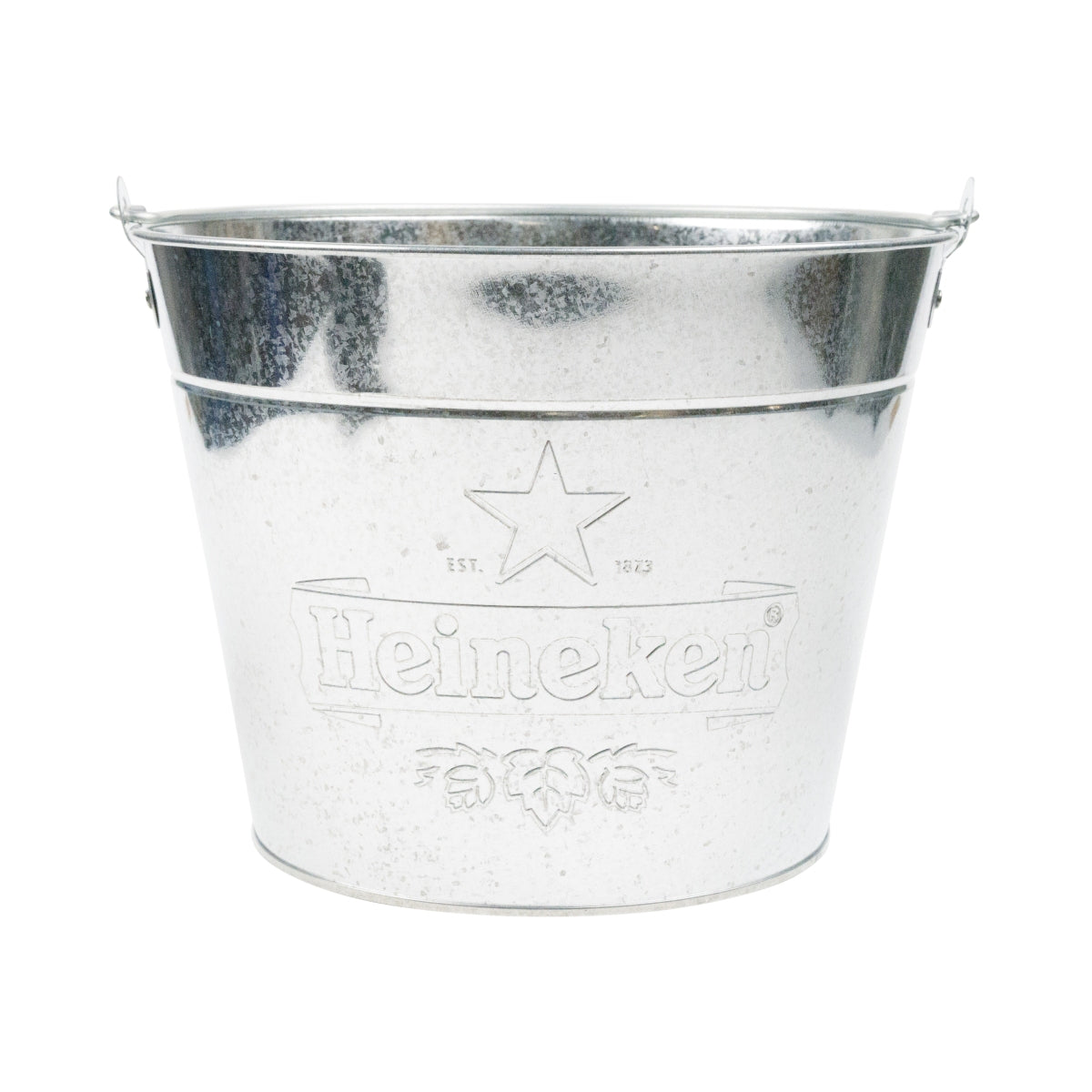 1x Seau à bière Heineken en métal 5 l