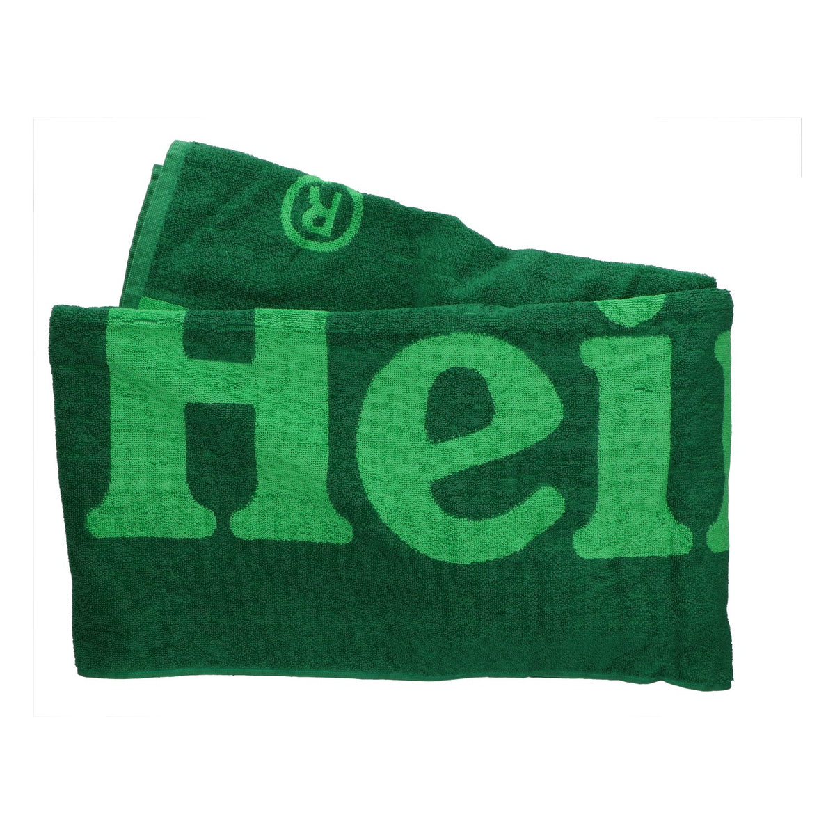 Serviette de plage Heineken 180 x 100 cm, verte, avec logo, en coton, neuve, pour les fans – Vue 2