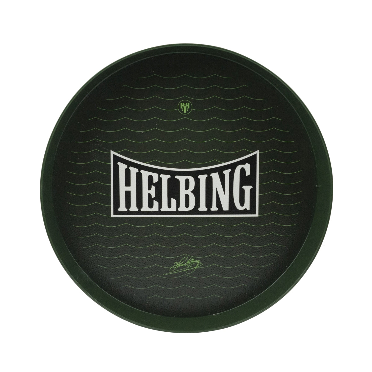 Helbing Plateau de service Ø32cm profond en caoutchouc antidérapant pour la restauration