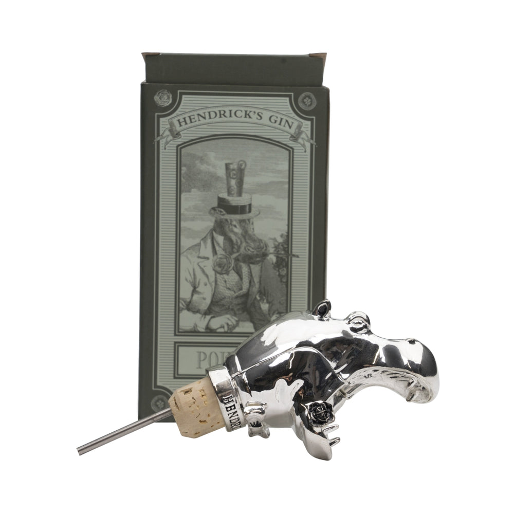 Hendricks Gin Verseur Hippopotame Verseur en acier inoxydable pour bouteille Bar