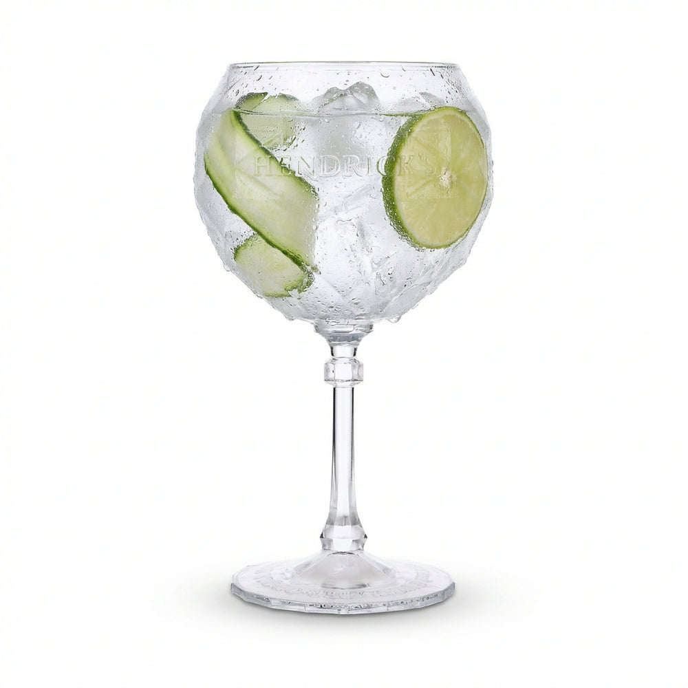 Verre à gin Hendricks 0,5 l Verres ballons design Contours en relief élégants Apéritif