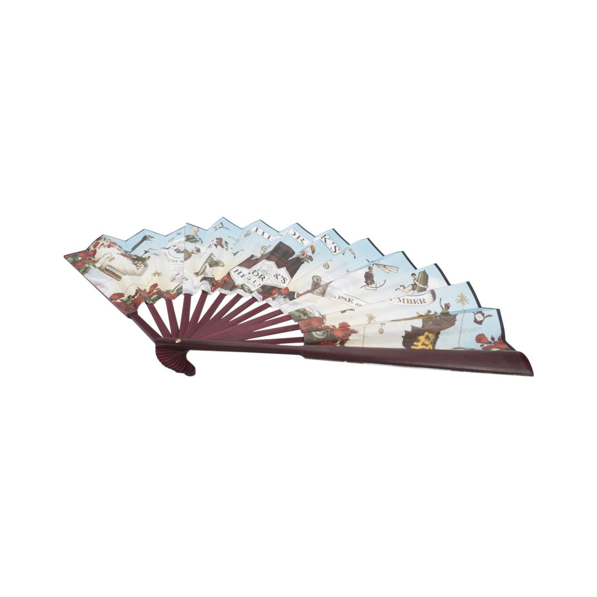 10 éventails pliables Hendricks, colorés, en bois, accessoires de fête, pour se rafraîchir en été – Vue 3
