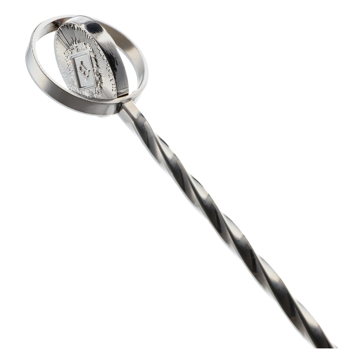 Cuillère de bar Hendricks Gin, neuve, en acier inoxydable argenté, cuillère à cocktail, bâtonnet mélangeur – Vue 4