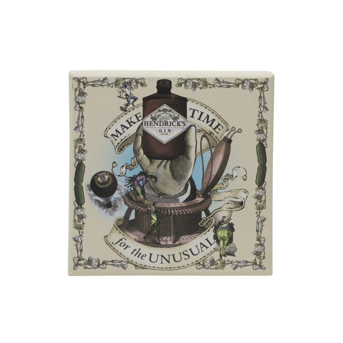Montre de poche Hendricks Gin argent chaîne collectionneur rare coffret cadeau montre – Vue 3