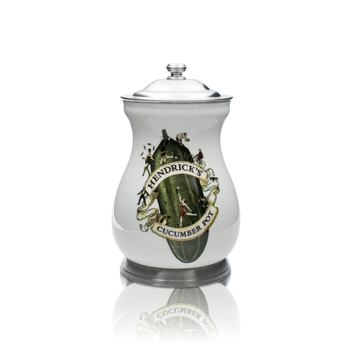 Hendrick Gin Porcelaine Ensemble 13 pièces Service à thé 1,5 l Pot à cornichons – Vue 2