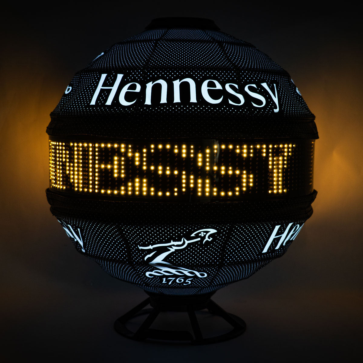 Enseigne lumineuse LED Globe Cognac Hennessy Enseigne lumineuse Lampe de bar – Vue 5