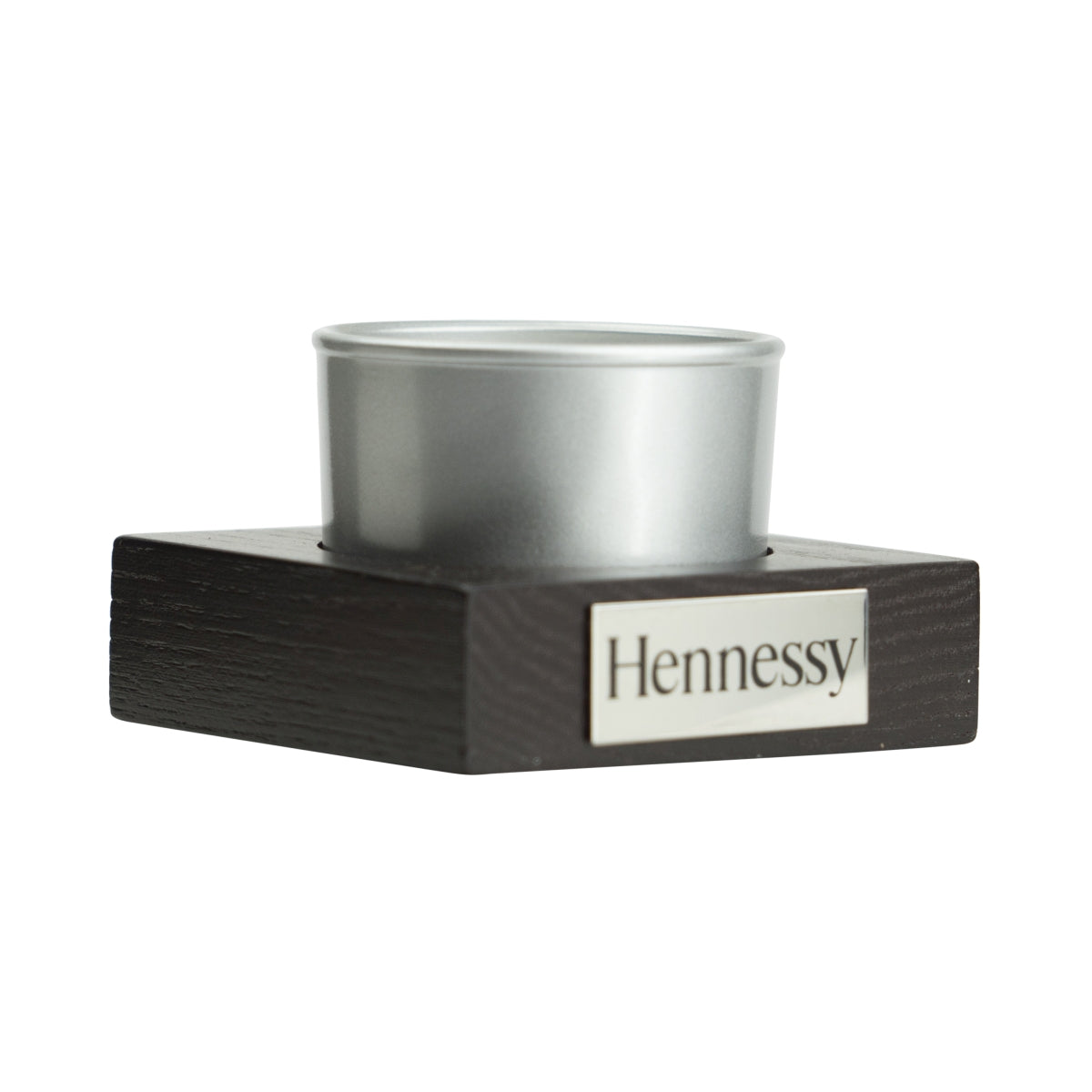 Bougie chauffe-plat Hennessy Cognac Photophore en bois Décoration de table pour collectionneurs