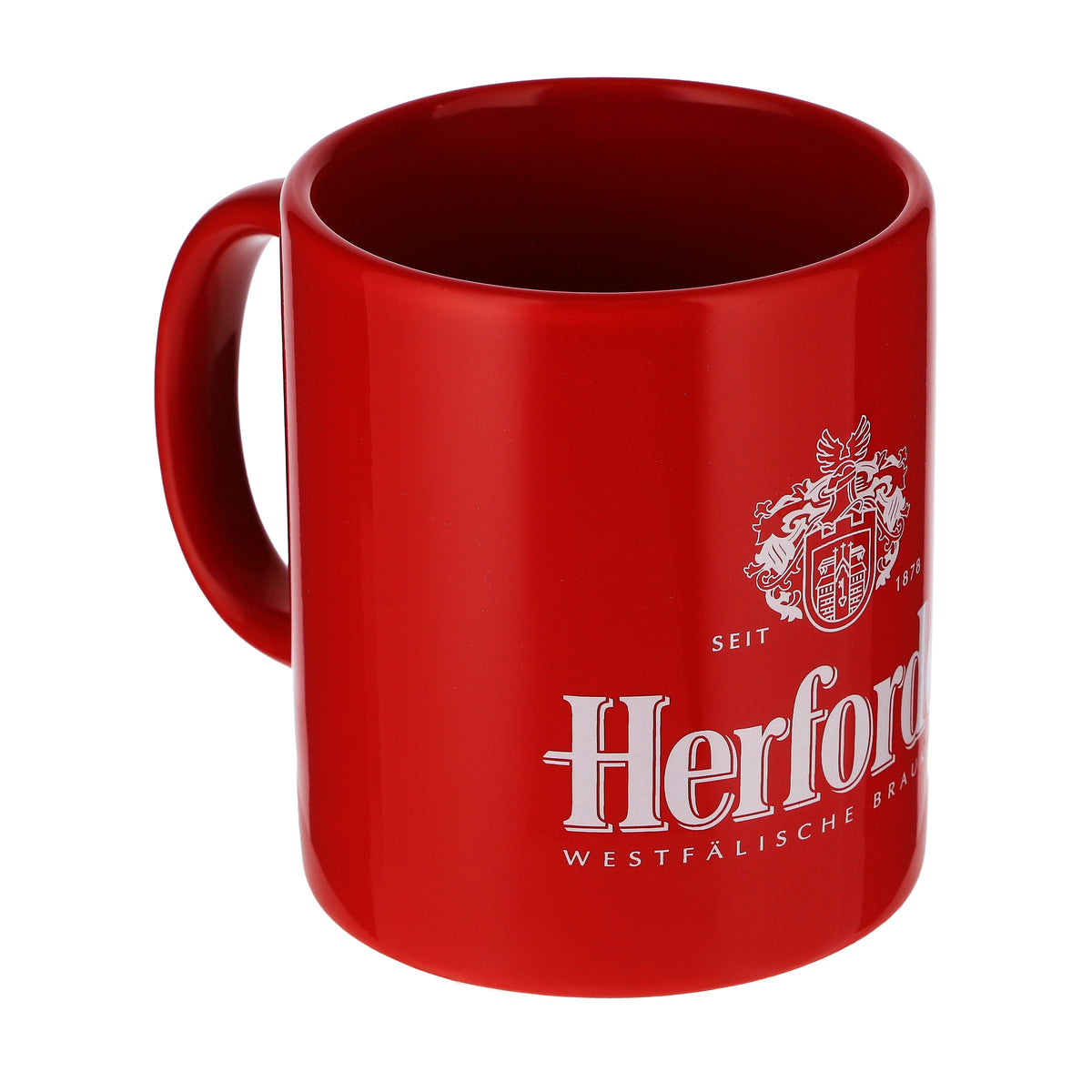 Bière Herforder Brauerei Tasse à café en porcelaine Tasse à bière punch rouge – Vue 2