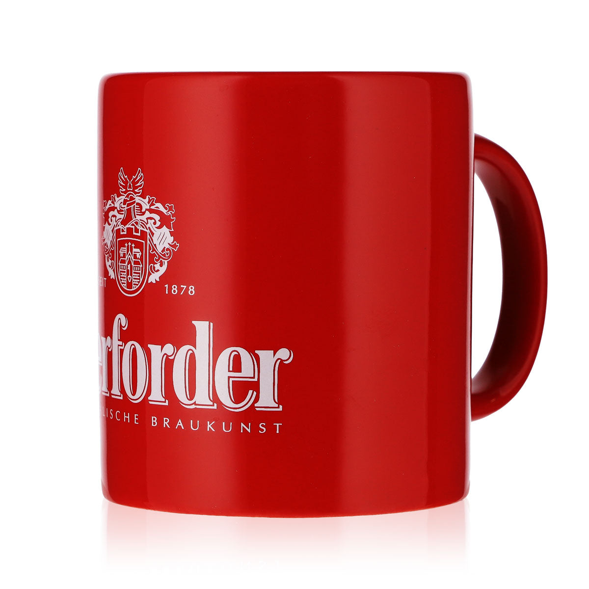 Bière Herforder Brauerei Tasse à café en porcelaine Tasse à bière punch rouge – Vue 3