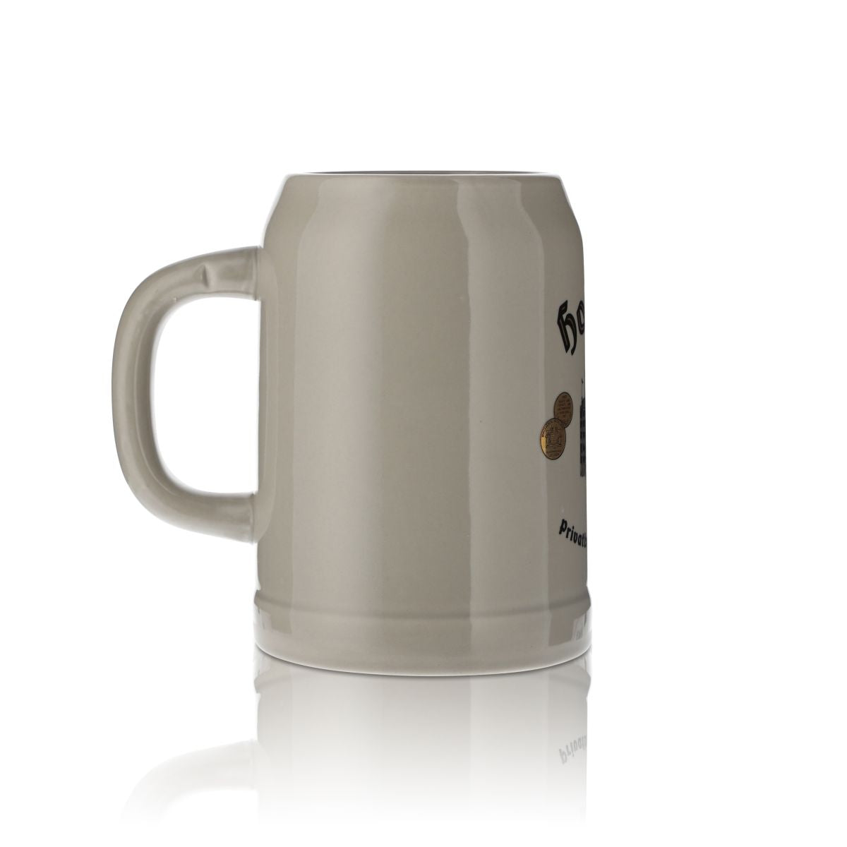Hoepfner Pichet en terre cuite verre 0,5l faïence Humpen Seidel Rare connaisseur amateur – Vue 3