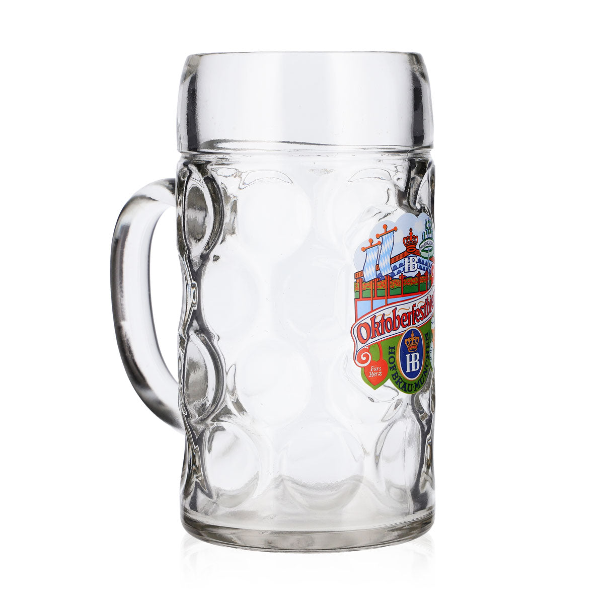 Verre à bière Hofbräu de Munich, chope de 1 l, bière de l'Oktoberfest pour le cœur – Vue 2