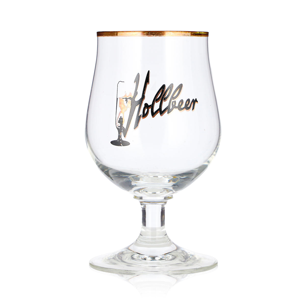 Verre à bière Hollbeer 0,2 l, forme tulipe, bord doré, Ritzenhoff – Vue 2