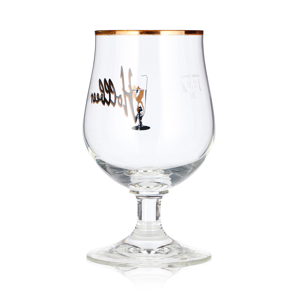 Verre à bière Hollbeer 0,2 l, forme tulipe, bord doré, Ritzenhoff – Vue 4