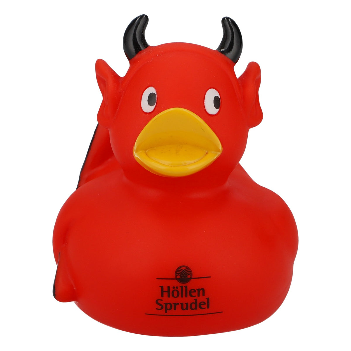 Canard en caoutchouc « Höllensprudel Devil » - Canard de bain - Canard couineur - Rouge - Cornes - Trident – Vue 5