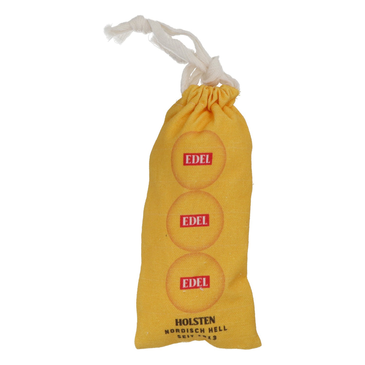 Holsten Bier Lot de 3 balles de ping-pong Balles de beer pong dans un sac en tissu « Edel » – Vue 3