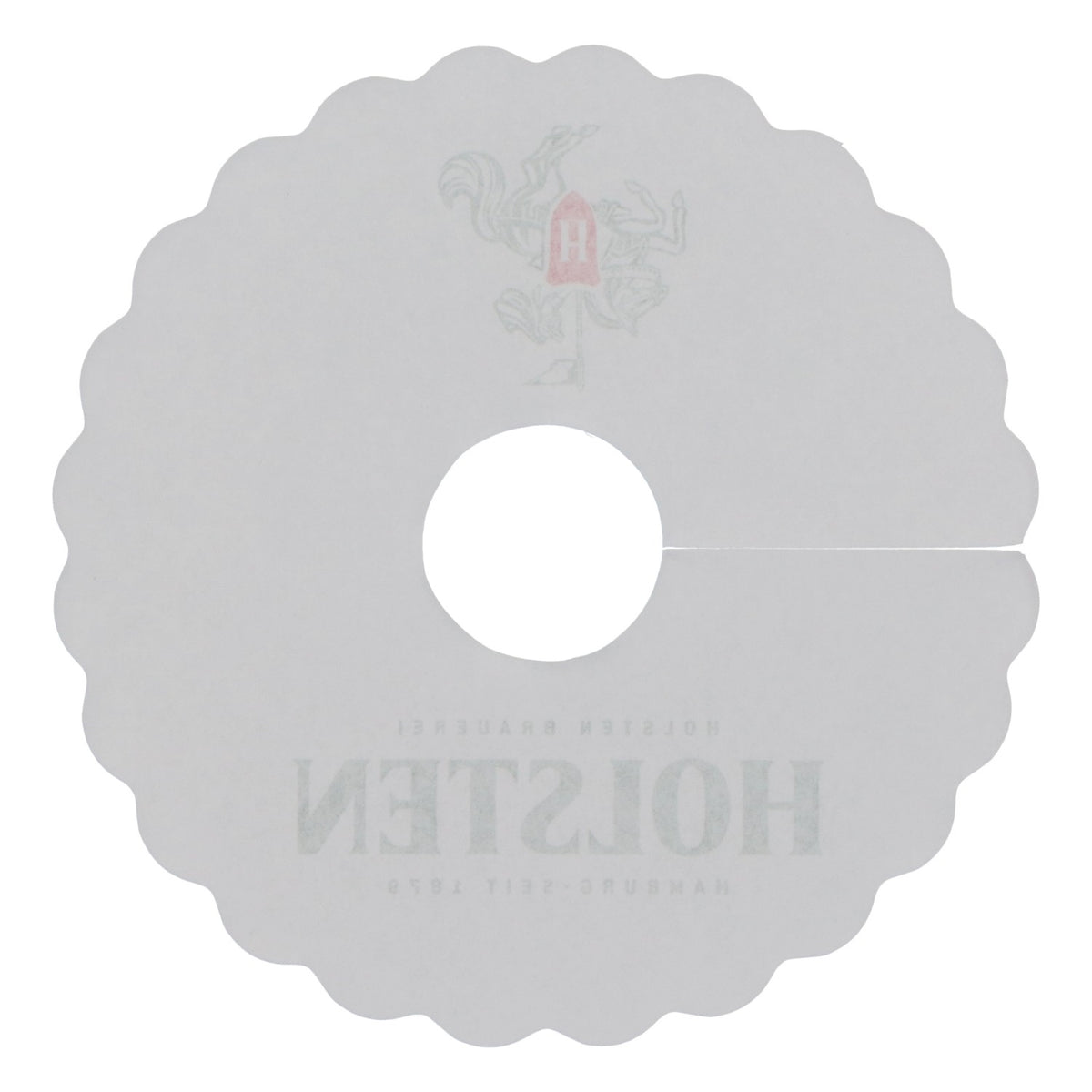 Sous-verres Holsten pour bière, napperons en papier, neufs, blancs, sous-verres de bière – Vue 4