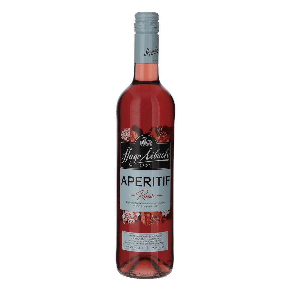 Bouteille de vin Hugo Asbach 0,75 l Apéritif Rosé 15 % vol.