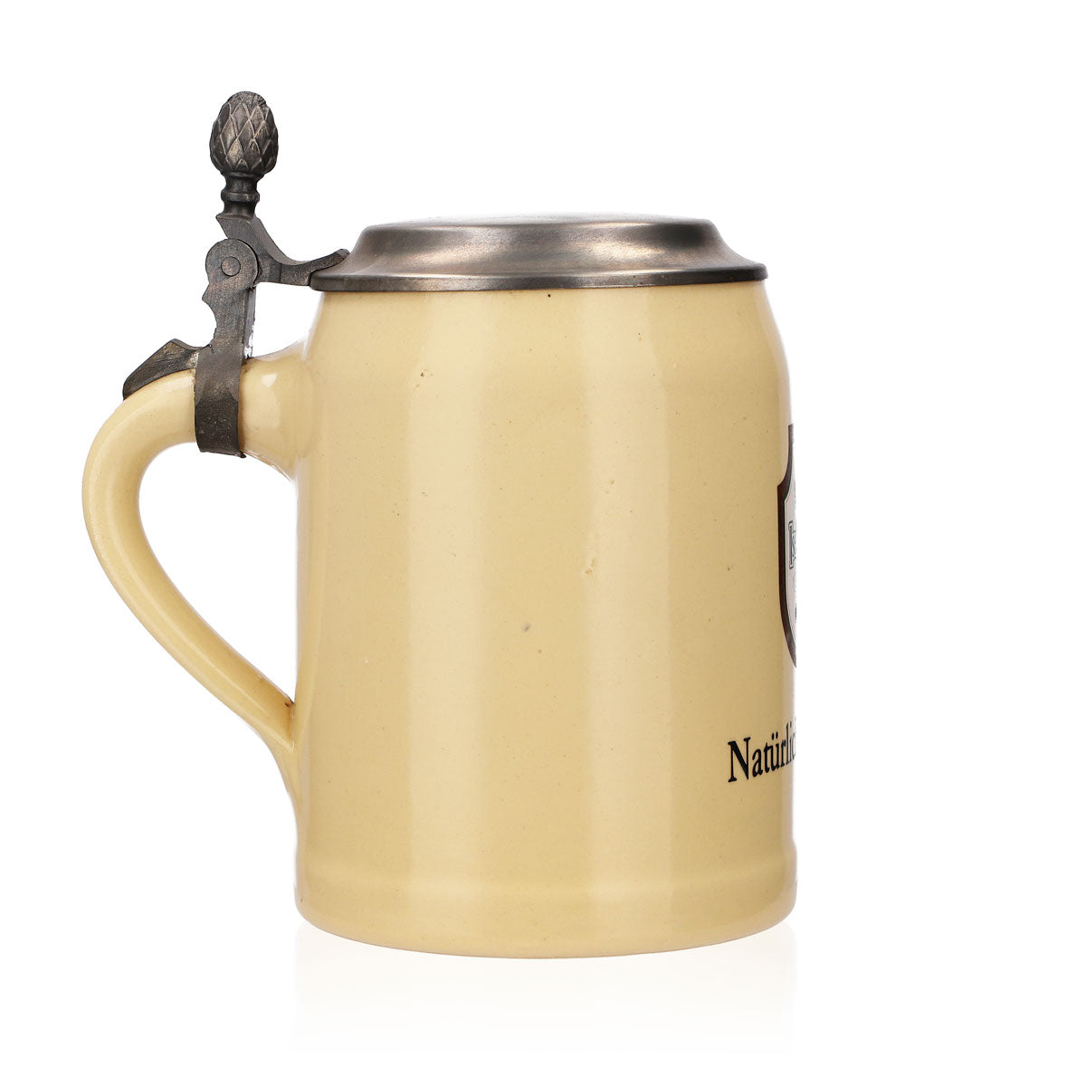 Verre à bière Iserlohner, chope en grès avec couvercle en étain, 0,63 l, chope « Natürlich Iserloh » – Vue 3