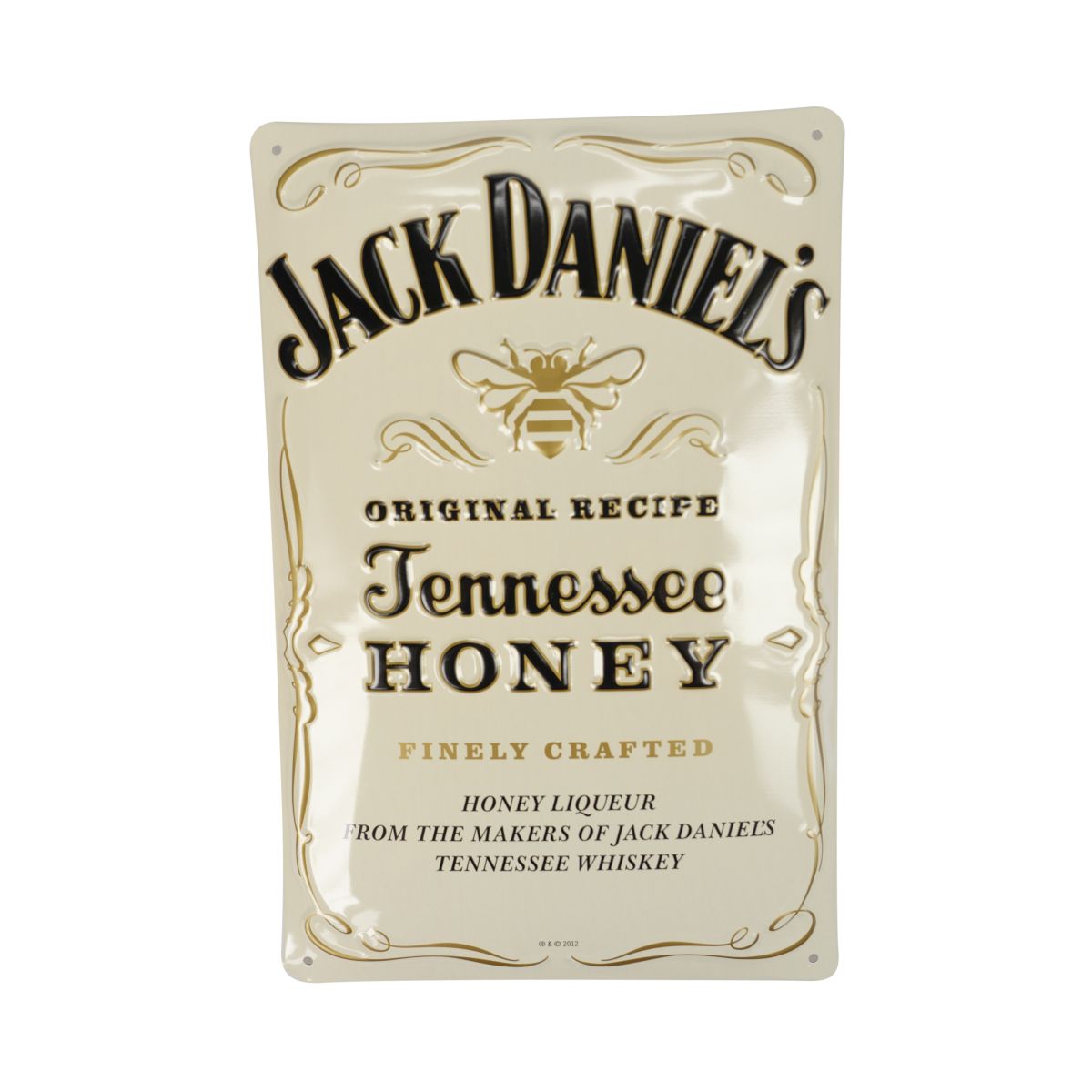 Plaque murale Jack Daniels en tôle 29 x 19 cm Tennessee Honey Publicité Merch