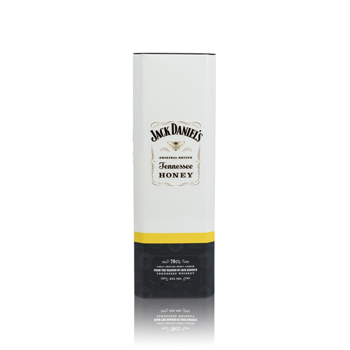 Jack Daniels Whiskey Boîte métallique Honey blanche 0,7 l 2018 Boîte métallique collector – Vue 2