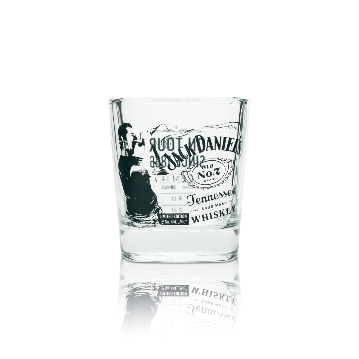 Verre à whisky Jack Daniels 0,2 l Tumbler Édition limitée « Mic » N° 4/4 Verres USA