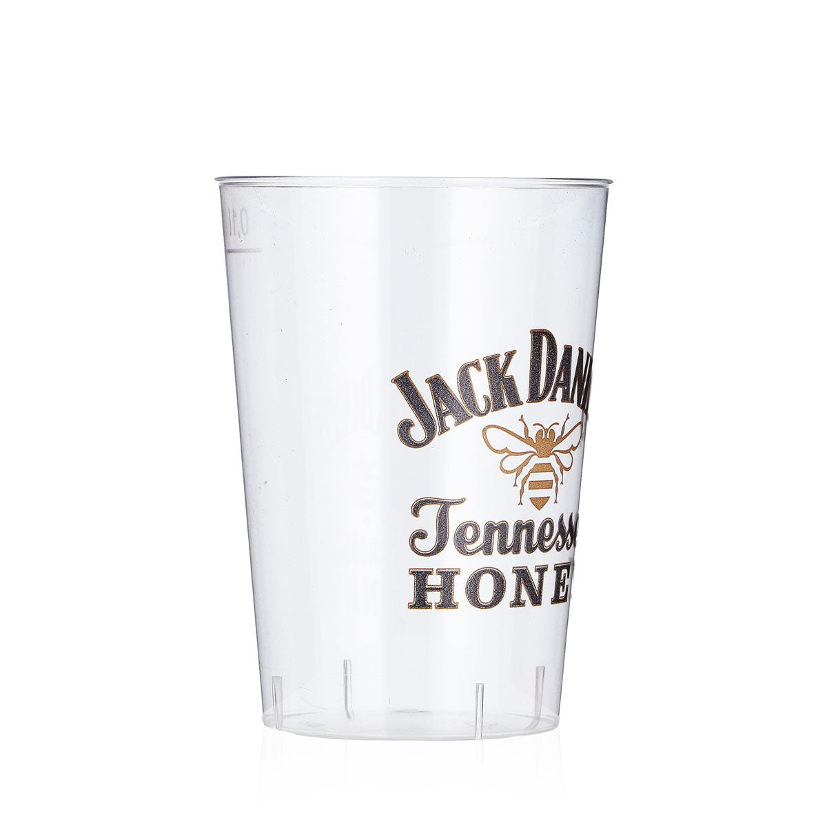Verre à whisky Jack Daniels, lot de 40, 0,1 l, logo « Honey », gobelets jetables en plastique – Vue 3