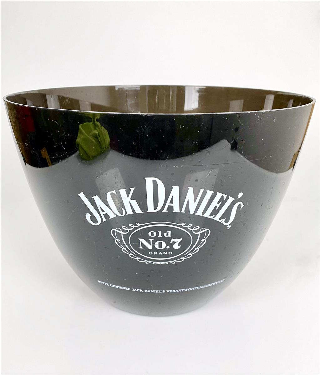 Jack Daniels Whisky Bac à glaçons Refroidisseur de bouteille XL Glacière ronde noire