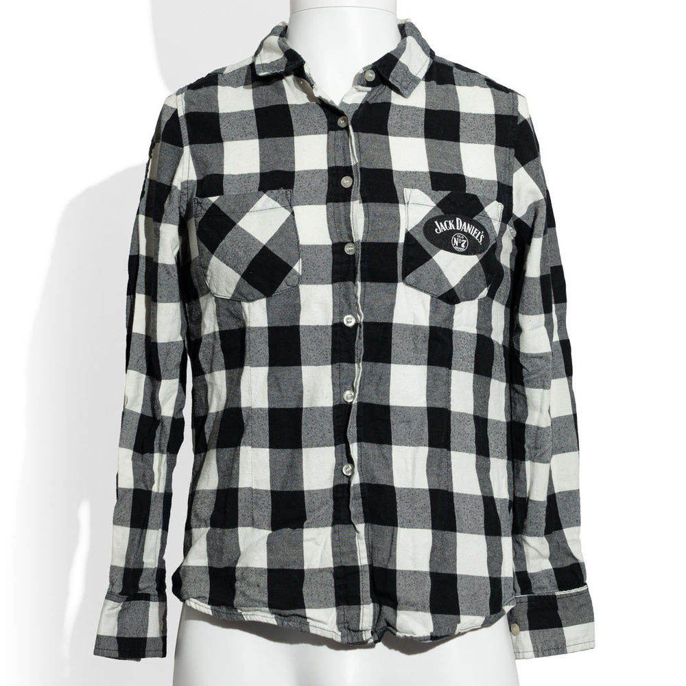 Chemise de bûcheron en flanelle Jack Daniels Whisky Chemise décontractée Taille M