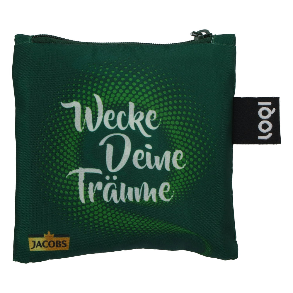 Sac de transport Jacobs Kaffee LOQI, sac à provisions vert en polyester