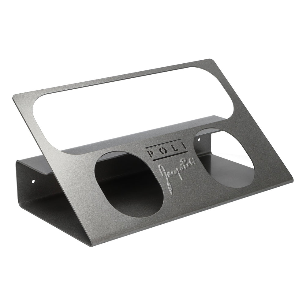 Porte-bouteilles Jacopo Poli Grappa Glorifier en acier inoxydable argenté - Accessoires de bar