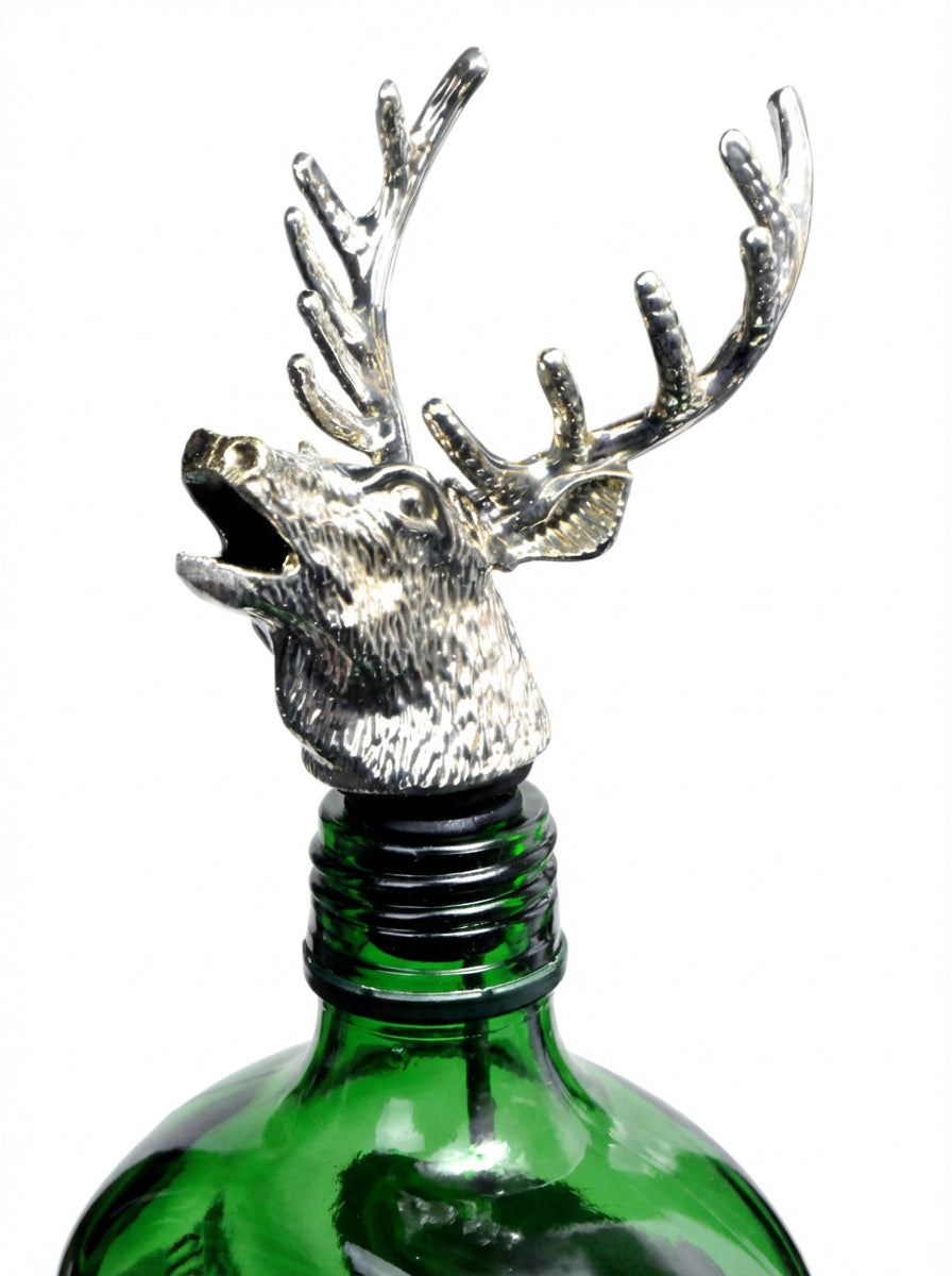 Verseur doseur Jägermeister Tête de cerf Accessoire métallique argenté Pourer Silver