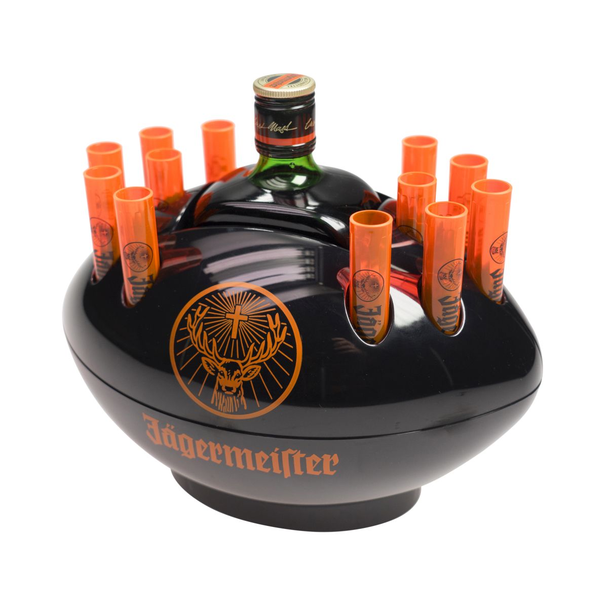 Refroidisseur de bouteille Jägermeister, porte-sifflet de rugby, noir, shot de football, petits verres de service