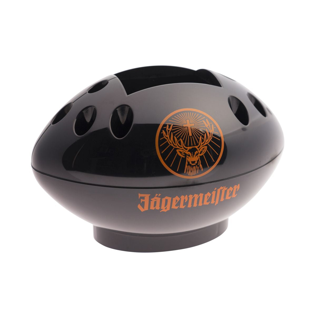 Refroidisseur de bouteille Jägermeister, porte-sifflet de rugby, noir, shot de football, petits verres de service – Vue 2
