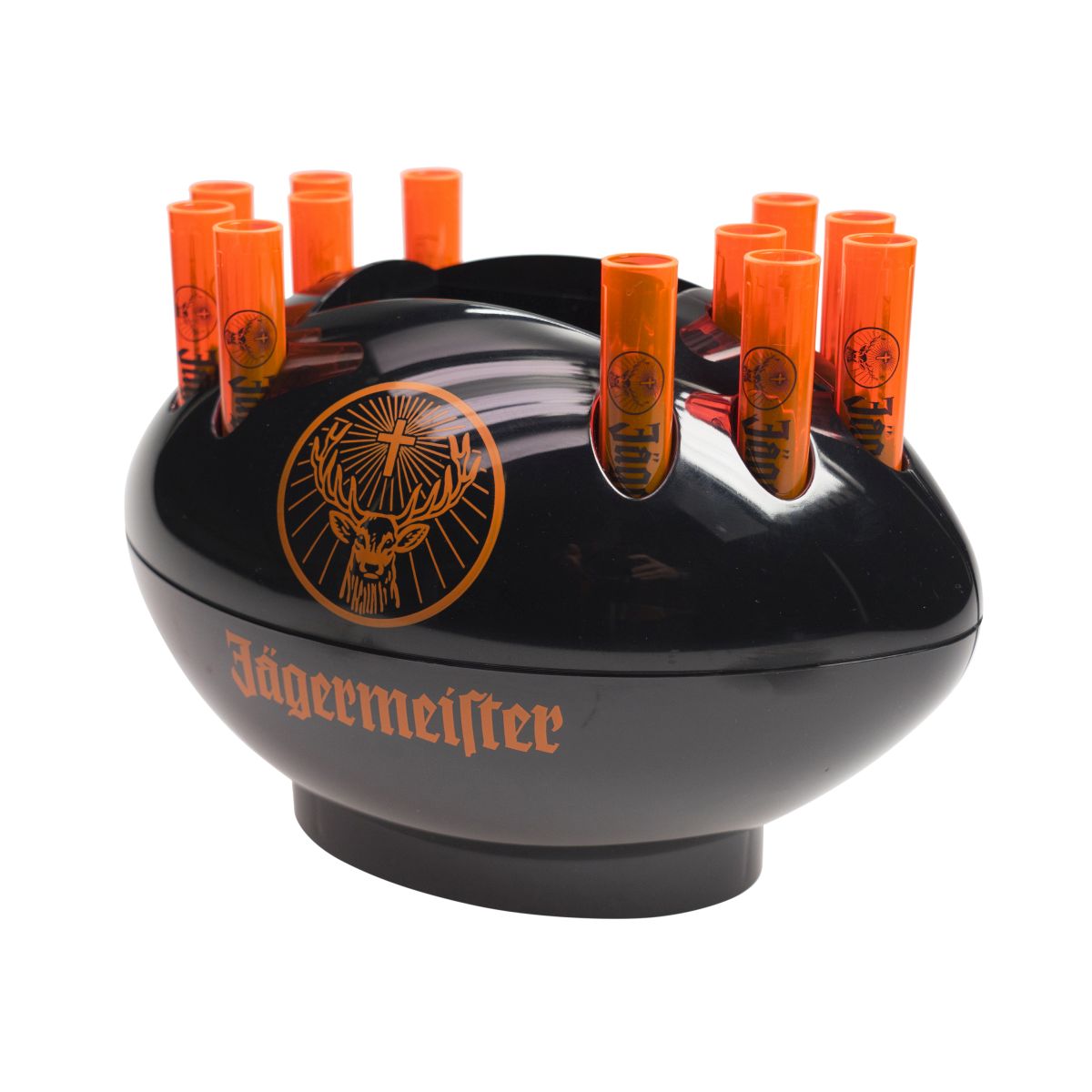Refroidisseur de bouteille Jägermeister, porte-sifflet de rugby, noir, shot de football, petits verres de service – Vue 4