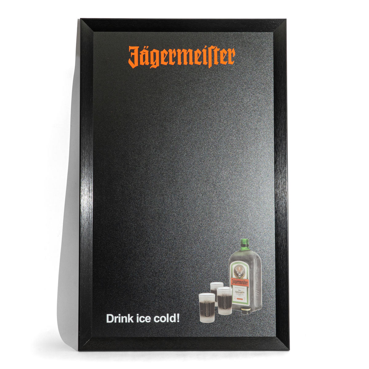 Jägermeister Tableau noir en tôle 69 x 44 cm Tableau mural Boissons Carte des plats