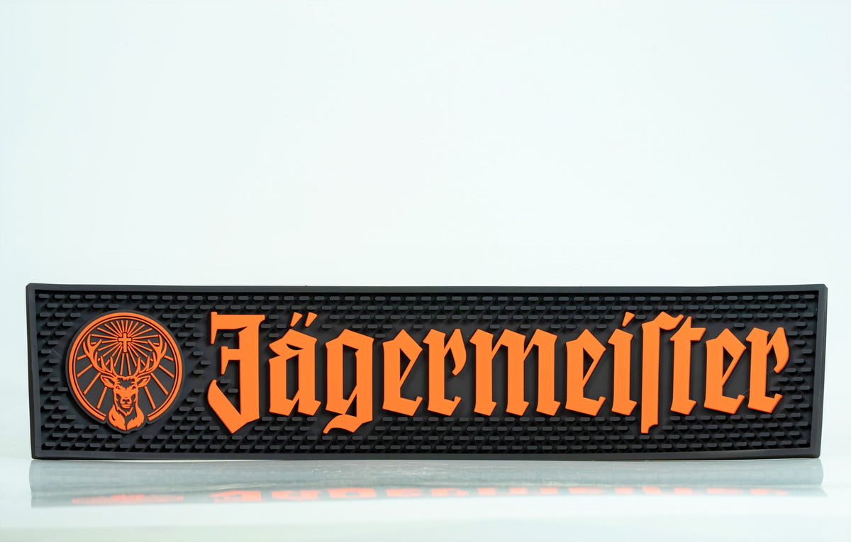 Tapis de bar Jägermeister Liqueur Tapis égouttoir Accessoires de bar Grand nouveau logo 58,5 x 13