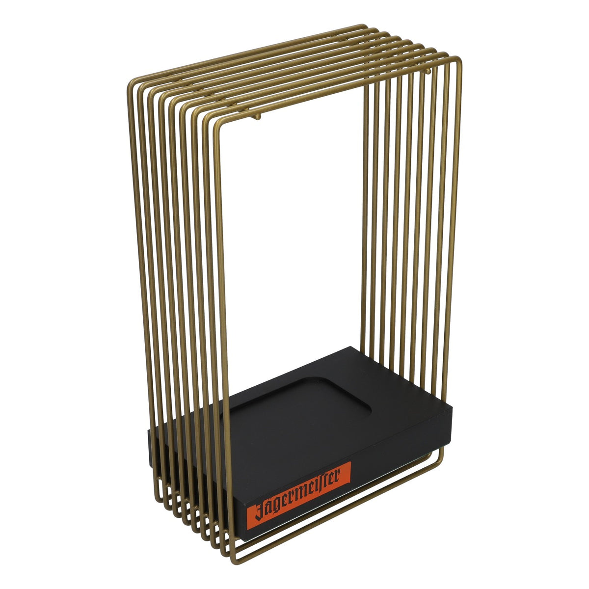 Porte-bouteille pour liqueur Jägermeister Cage en aluminium Fond en plastique Bouteille de 0,7-1 l – Vue 4