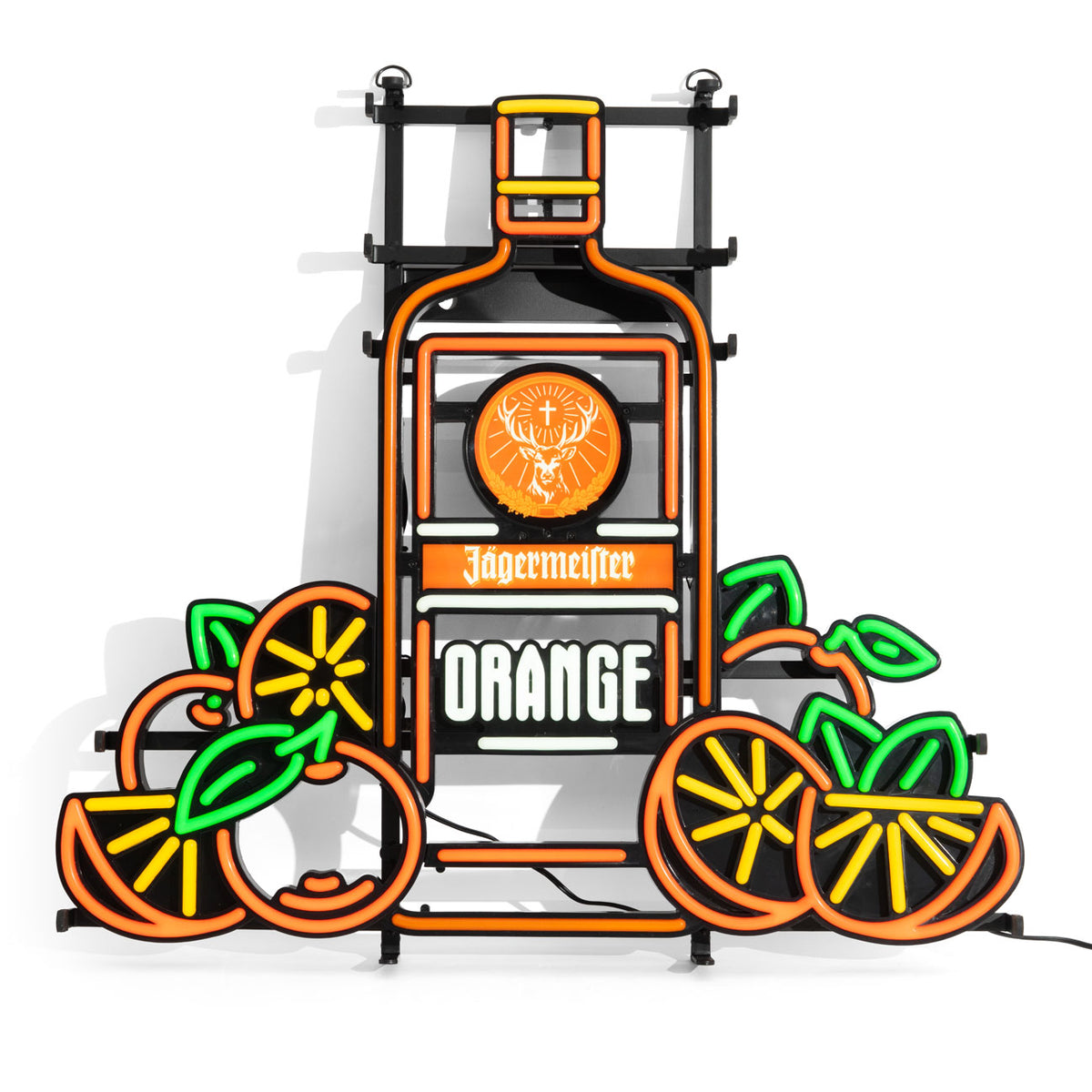 Enseigne lumineuse LED Jägermeister liqueur « Orange » bouteille LED avec bloc d'alimentation inclus – Vue 2