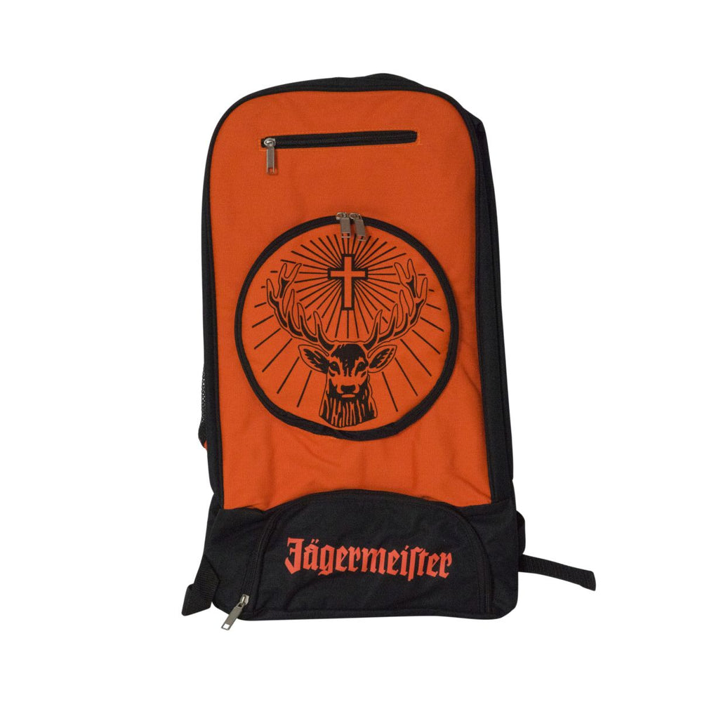Jägermeister Sac à dos Backpack 4 compartiments Orange 58x33cm Sac de transport Merchandise