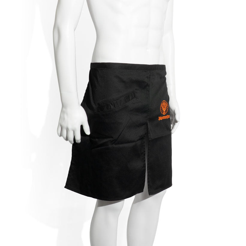 Tablier Jägermeister Bistro court noir Fente à l'arrière Poche intérieure env. 48 cm – Vue 2