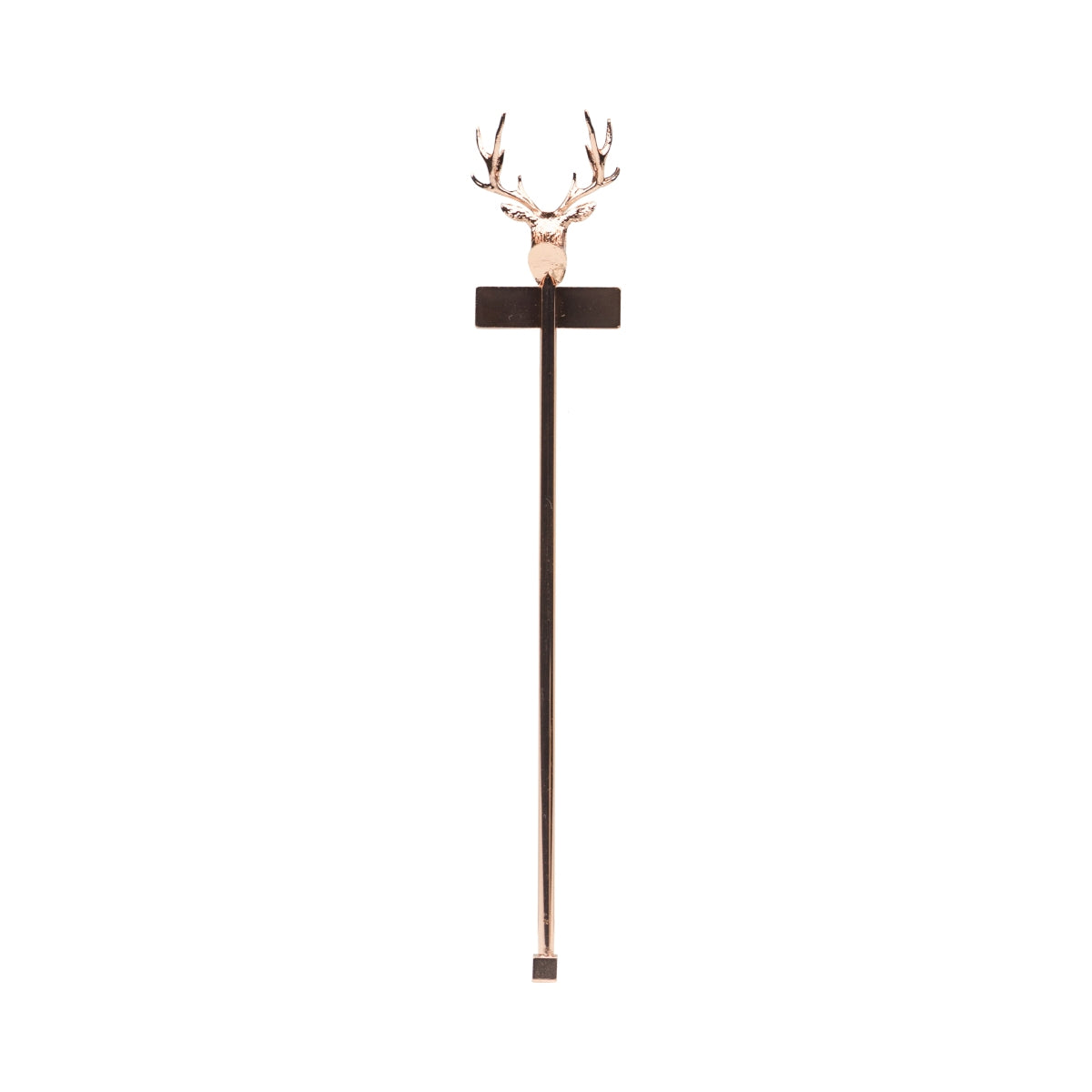 Jägermeister Stirrer Tête de cerf en cuivre Manifeste Cocktail Longdrink Agitateur – Vue 4