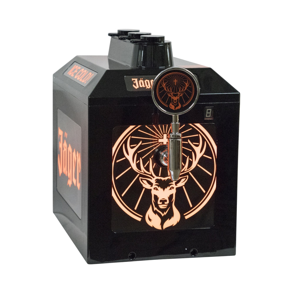 Distributeur Jägermeister Tap Machine 3 bouteilles Bec verseur LED Refroidisseur à circulation