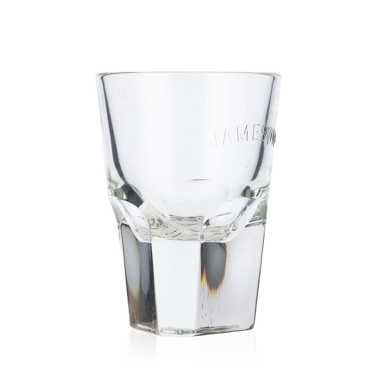 6x Jameson Whiskey Verre à shot Stamper Court 2 cl/4 cl Relief Fond triangulaire – Vue 3