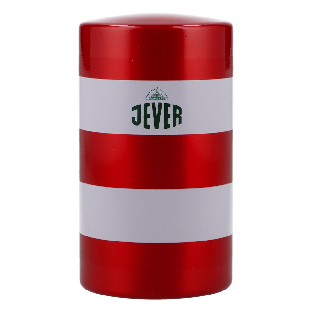 Décapsuleur Jever « Push up » en forme de phare, entièrement en métal, rouge/blanc, accessoire de bar