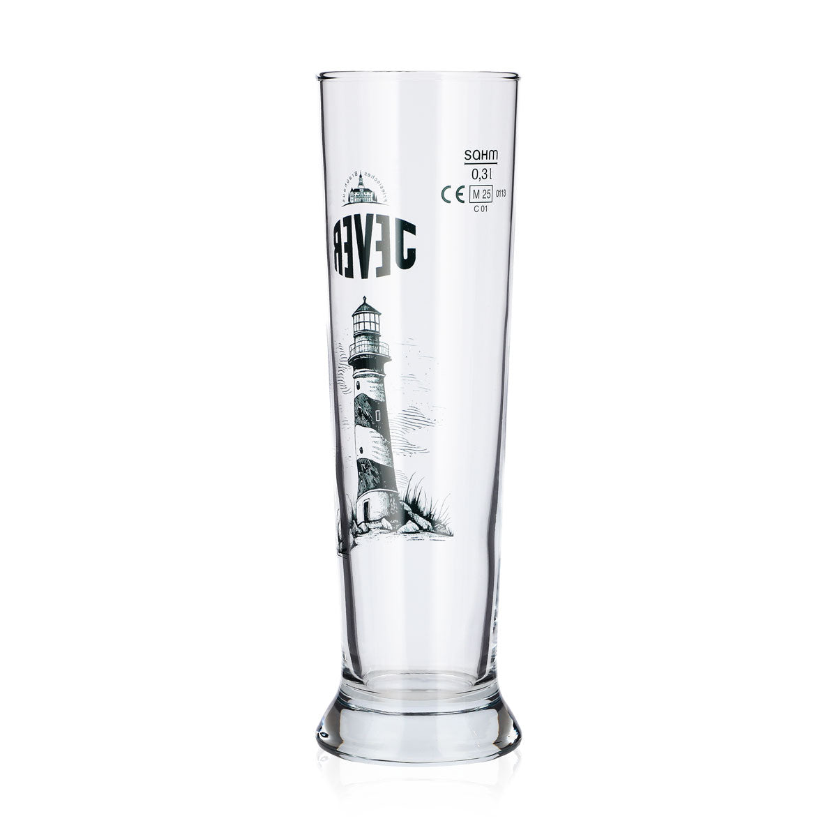 Verre à bière Jever 0,3 l, verre à bière de blé « Leuchtturm Sahm », verre à bière de blé, verre à bière de blé à levure – Vue 3