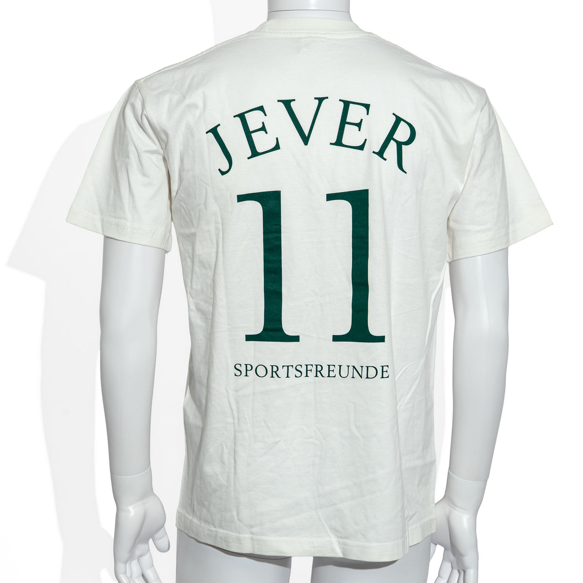T-shirt en coton blanc « Jever Bier Glas Gr, M » pour les amateurs de sport, taille – Vue 3