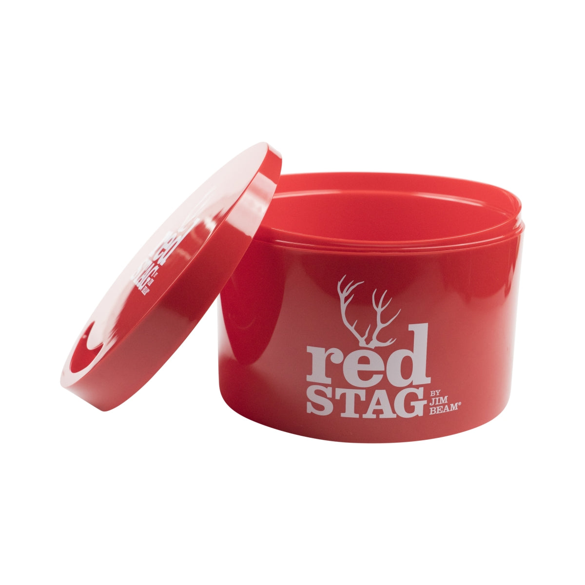 Jim Beam Refroidisseur Bac à glaçons 10 L Couvercle Red Stag Cooler Ice Bucket Bouteilles Bar – Vue 4