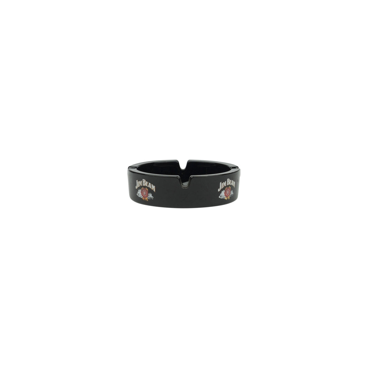 Cendrier Jim Beam Whiskey rétro noir 11 cm Cendrier en verre – Vue 3