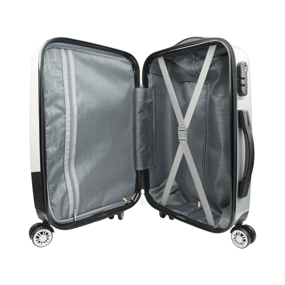 Valise à roulettes Jim Beam Whiskey Bagage à main Sac à roulettes Logo Voyage – Vue 5