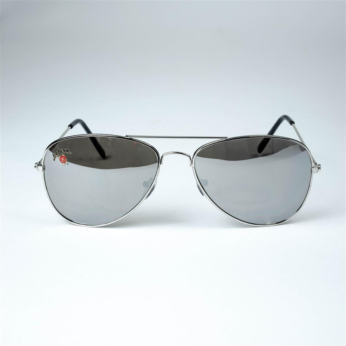 Lunettes de soleil Jim Beam style aviateur, UV400, verres miroités, NEUVES, pièce de collection – Vue 2
